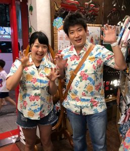 シーサーポーズ