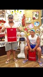 去年来てくれた時