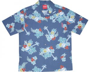 トロピカル三線ネイビー