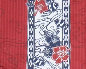 アロハシャツ　ストライプ　かりゆしウェア