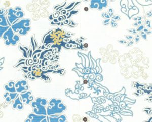 アロハシャツ　シーサー　かりゆしウェア