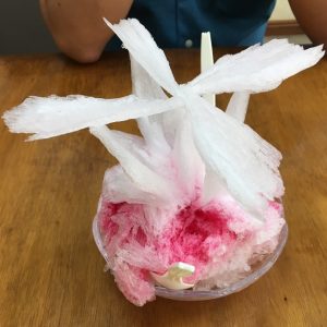 イチゴのかき氷