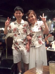 二次会コーデはお揃いかりゆしウェアで可愛く！