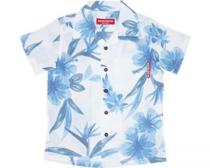 フローラル月桃 キッズシャツ