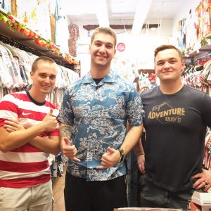 沖縄アロハ　海外のお客様