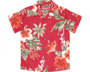 ボタニカルハイビーキッズ_レッド