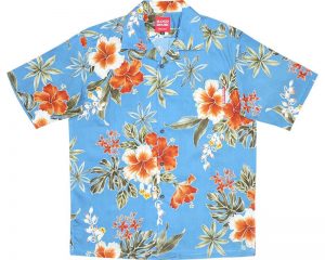 アロハシャツ　ボタニカル　かりゆしウェア