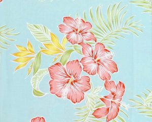 ハイビスカス柄