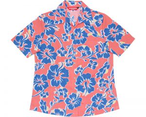 ハイビスカス柄