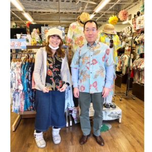ともるさんとお揃いアロハシャツ