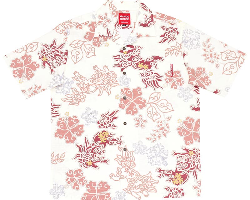 シーサー柄メンズ