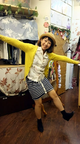 かりゆし冬コーデ☆.。国際通り３号店　しまぶくろ＆ＲＩＮＡ☆.。