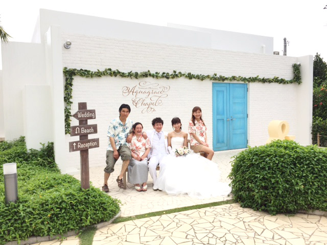 沖縄結婚式（かりゆしウェディング）写真いただきました♪