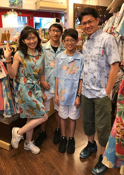 皆違うかりゆしウェアで皆良い♪