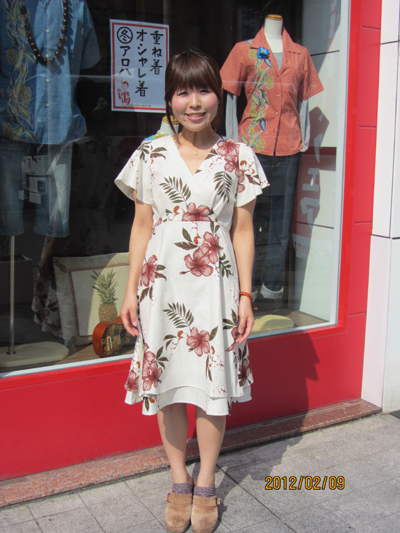 沖縄アロハ（かりゆしウェア）専門店が、ワンピース始めました♪