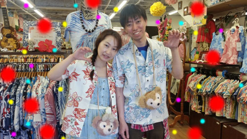 新婚旅行で～す（＾０＾）/♡♡♡　　　本店ＡＹＵＭＩ＆ＣＨＩＡＫＩ