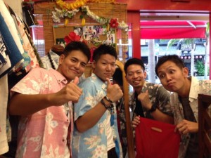 さわやかイケメン４人組のお客様♪　１号店：辺土名