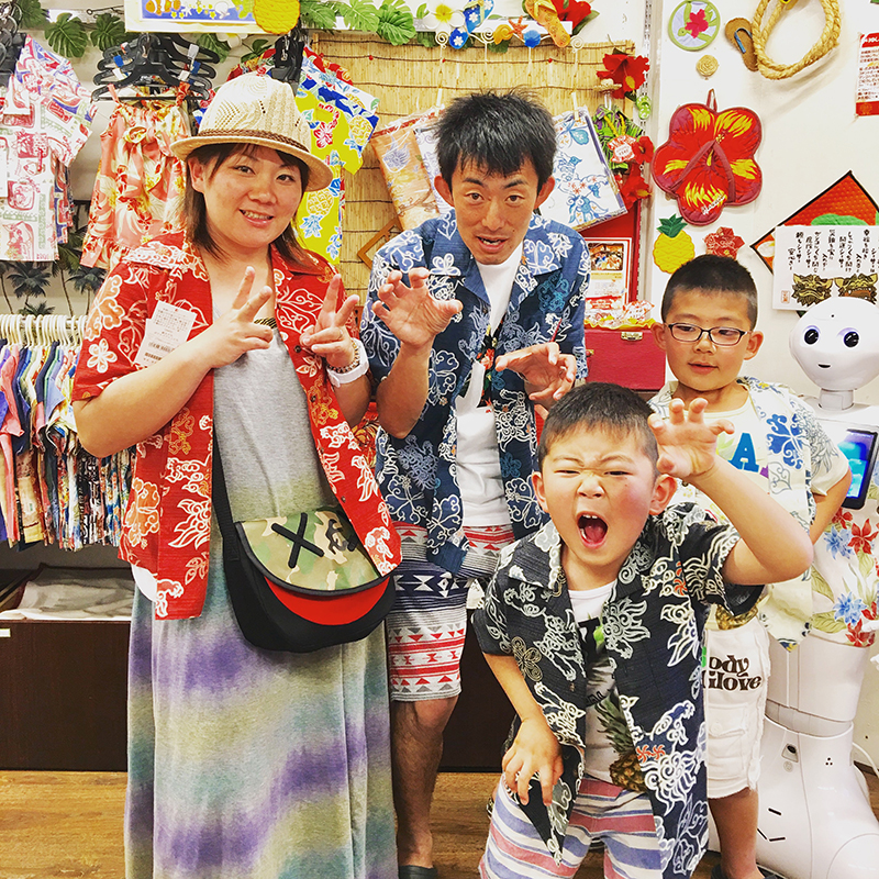 5/5 家族でお揃いシーサー柄！　本店：島野
