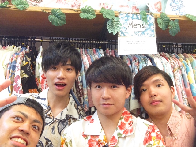 8/28（月）爽やか際立つ！初★沖縄でかりゆしコーデ♪１号店：辺土名