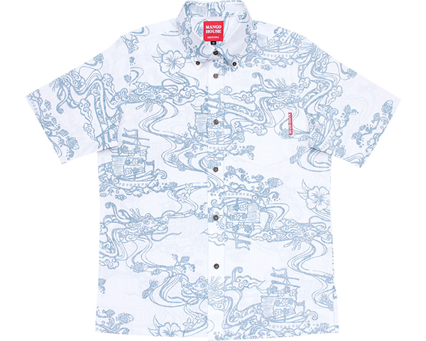 沖縄アロハシャツドラゴン進貢船