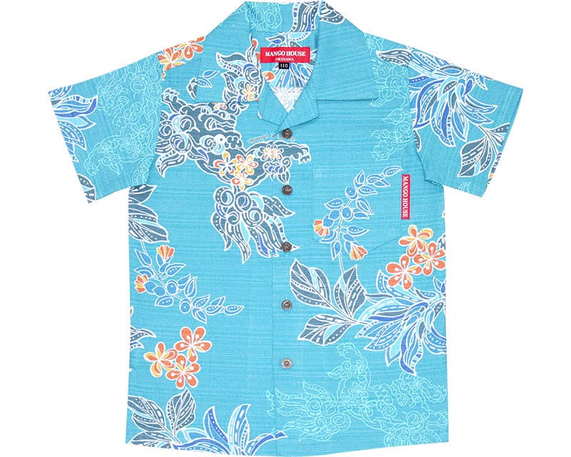 ぐすーじシーサー_ライトブルー