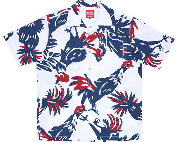 アロハシャツタウチーオフブルー