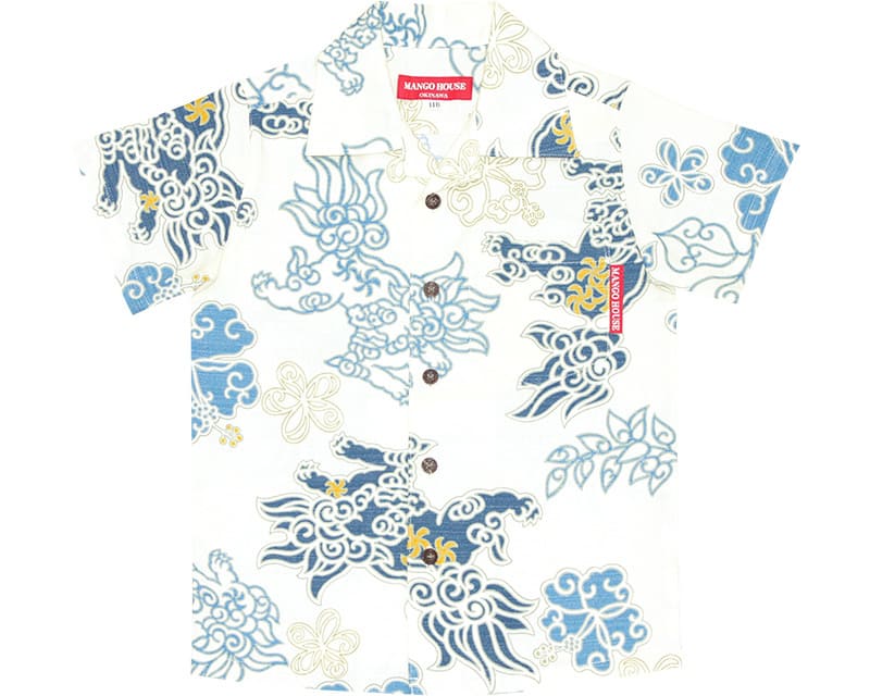 和柄ハイビーシーサー_オフブルー