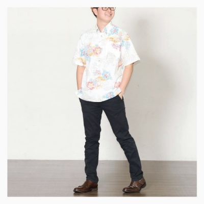 沖縄アロハシャツ　裏地仕様　かりゆしウェア