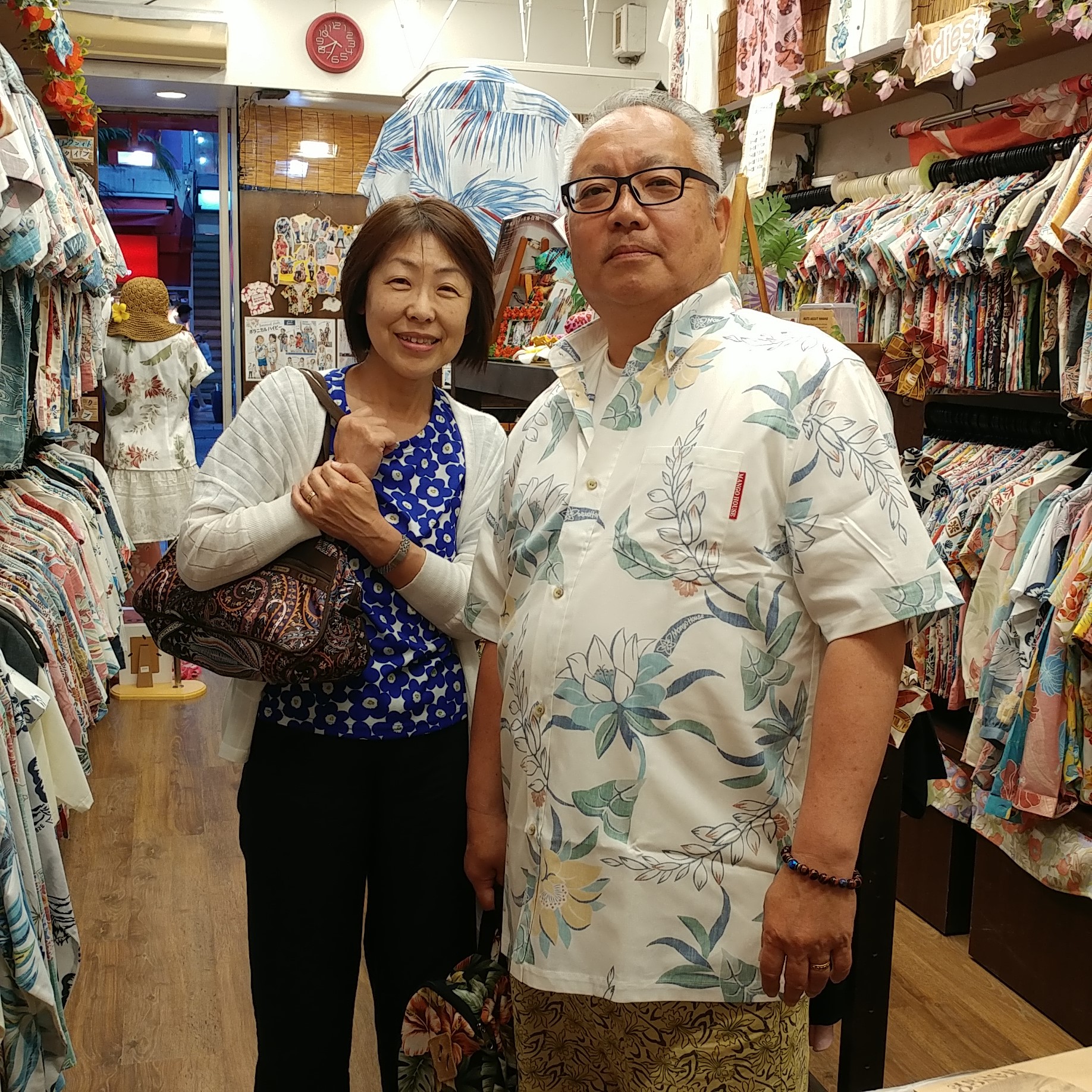 千葉県からアロハ好きなご夫婦のお客様♪