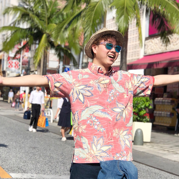 沖縄アロハシャツエスニックデイゴ