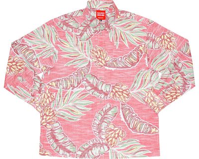 長袖バナナアロハ