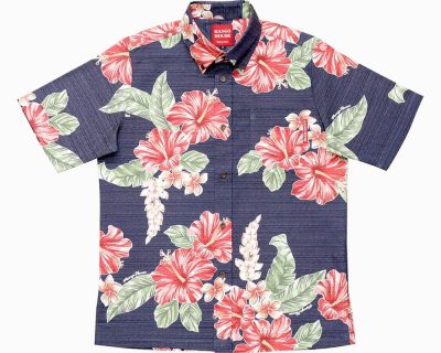 ハイビスカス柄