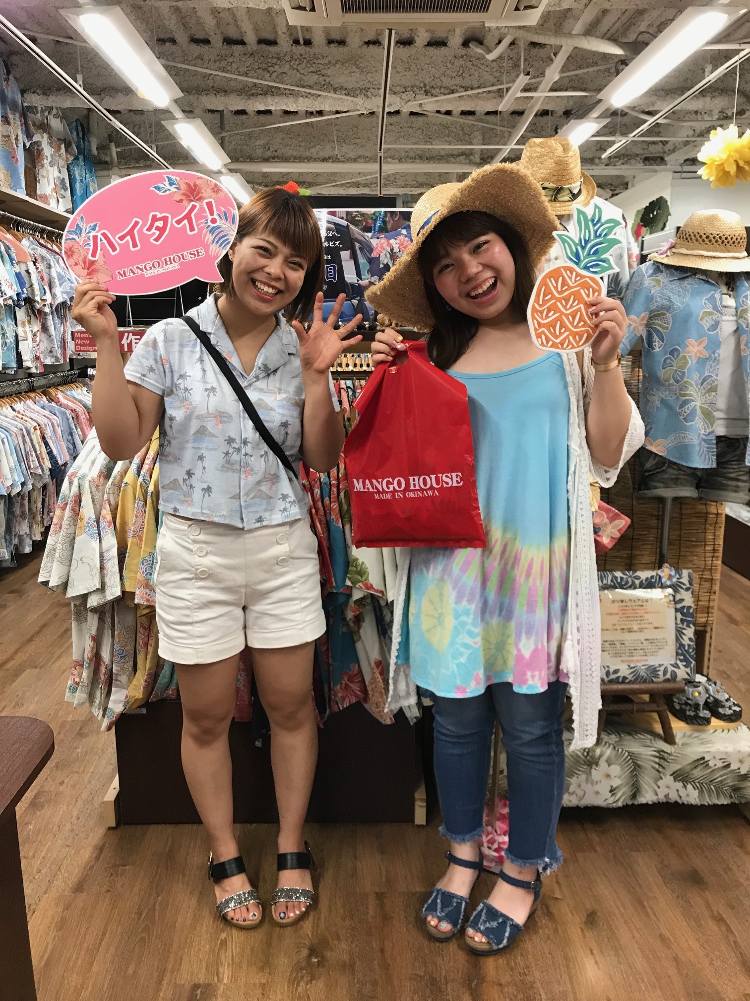 沖縄でダイビング！おトモにかりゆしウェア♪