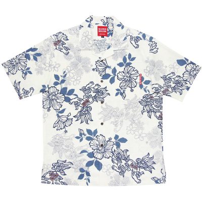 沖縄アロハシャツ　シーサー2015　かりゆしウェア