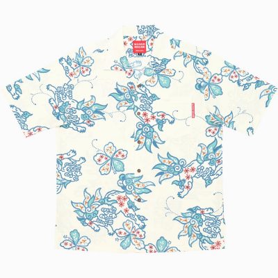 沖縄アロハシャツ　シーサー2016　かりゆしウェア