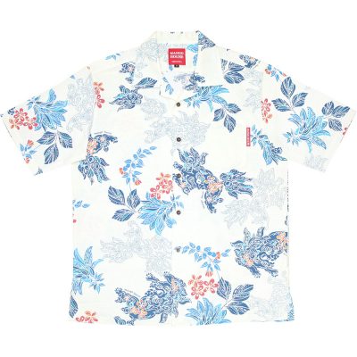 沖縄アロハシャツ　シーサー2018　かりゆしウェア