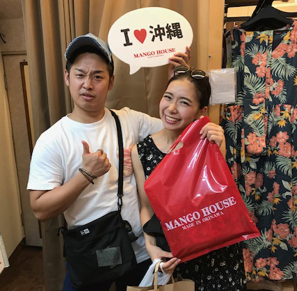 かりゆしウェアをカップルでお揃いコーデ素敵です♪