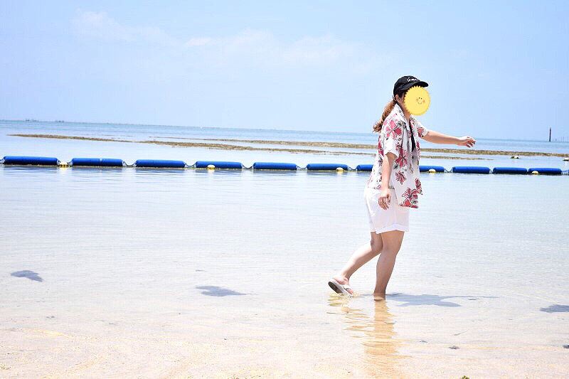 アロハシャツ　海