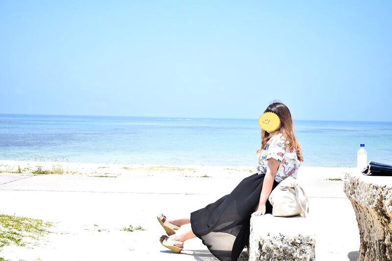 アロハシャツ　海