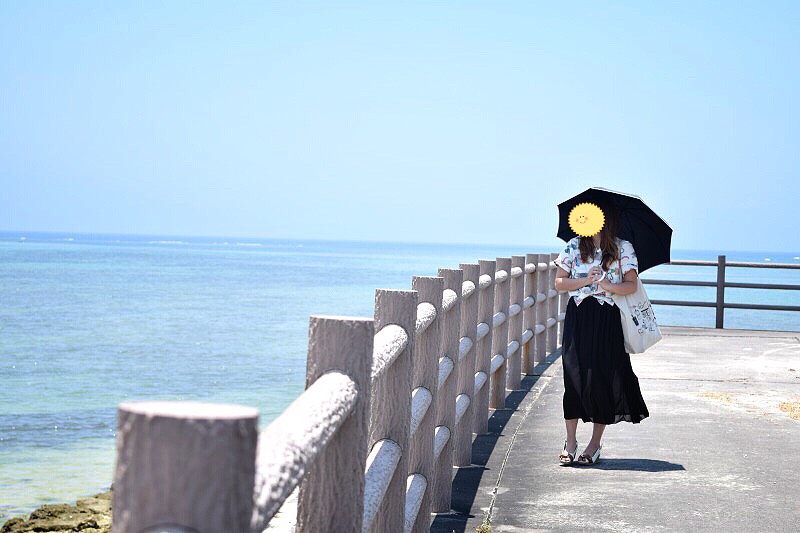 アロハシャツ　海