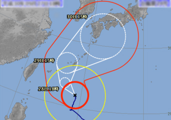 台風24号