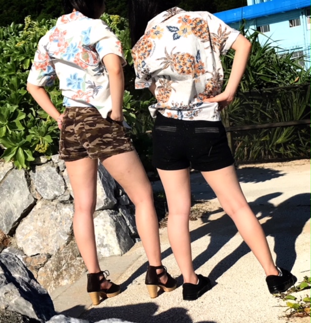 アロハシャツ　おそろい