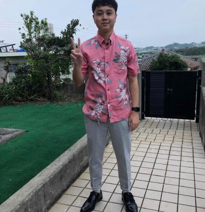 かりゆしで結婚式参加