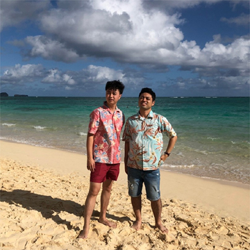 ハワイでかりゆしウェア