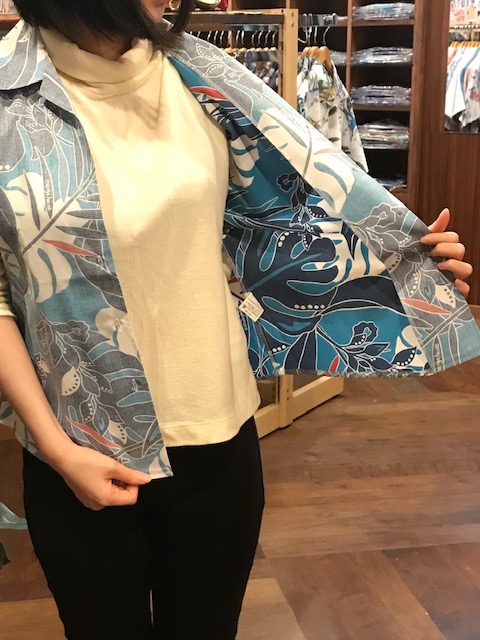 大人　アロハシャツ