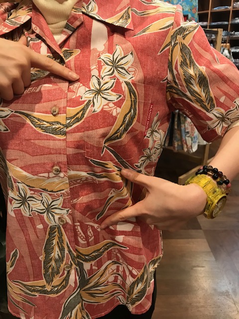 大人　アロハシャツ