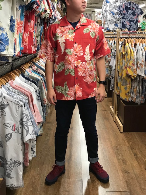 燃えるアロハシャツ