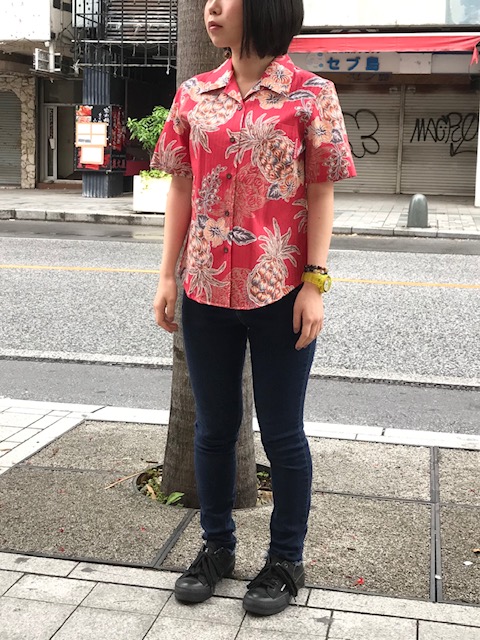 燃えるアロハシャツ