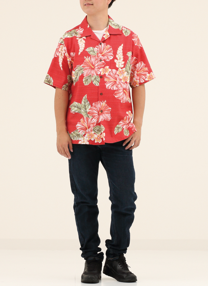 燃えるアロハシャツ
