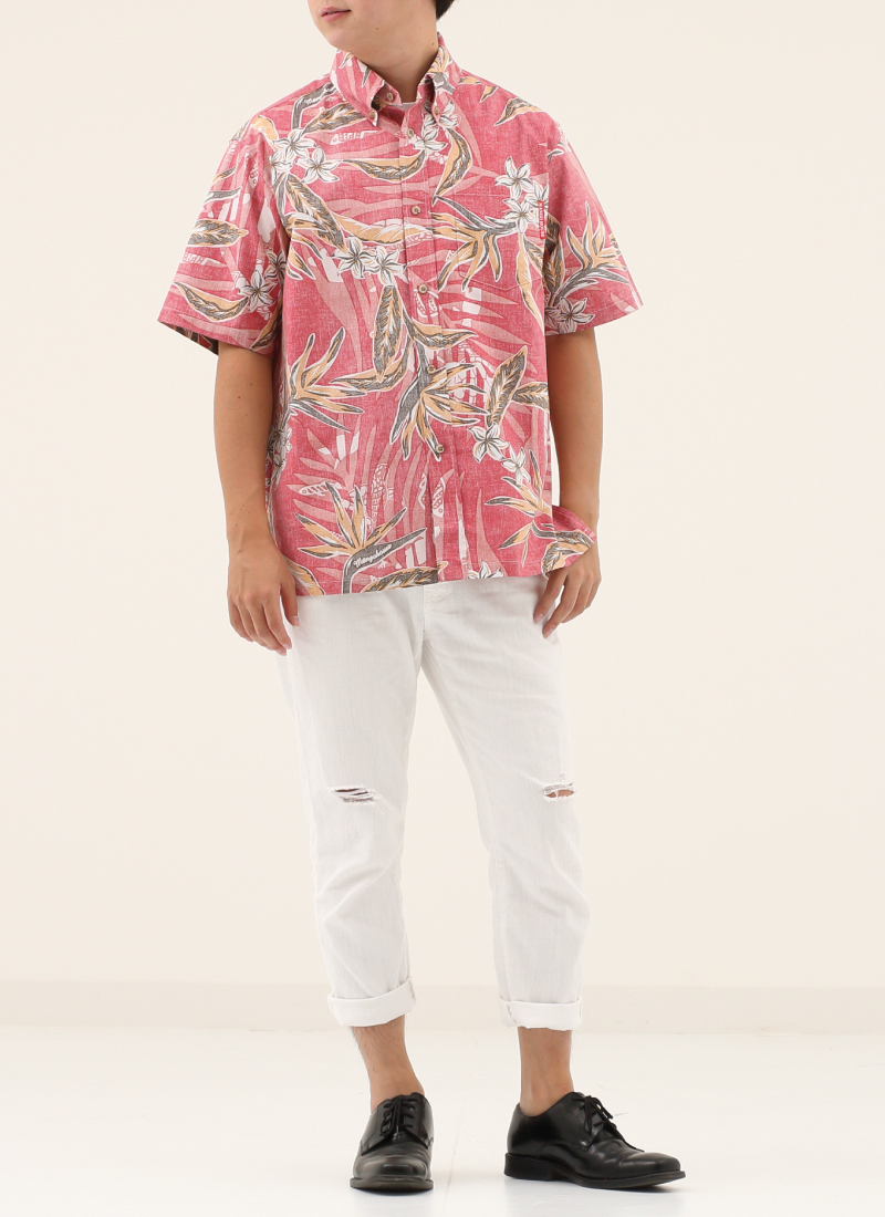 燃えるアロハシャツ